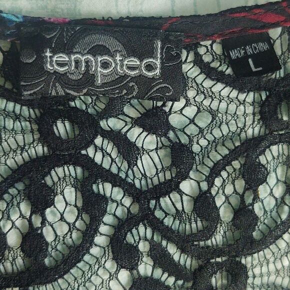 Floral Kimono Style Romper - Large - Picture 5 of 10